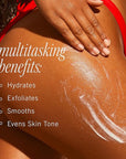 First Aid Beauty - KP Smoothing + Brightening Body Lotion with 10% AHA, Lactic Acid, Urea + Colloidal Oatmeal, Exfoliate + Moisturize, Banish Keratosis Pilaris Bumps, NEW Peach Scent (6. 7 fl oz)