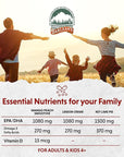 Barlean's Omega 3 Fish Oil Liquid Supplement Pack of 3, EPA and DHA Fatty Acid, Smoothie Flavored for Brain, Joint, and Heart Health, Includes Key Lime Pie, Lemon Crème and Mango Peach Flavors, 8 oz
