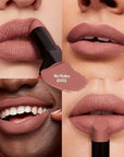 REVLON Lipstick, ColorStay Suede Ink, Built-in Primer, Infused with Vitamin E, Waterproof, Smudge-proof, Matte Color, 002 No Rules, 0.09 oz.