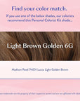 eSalon Permanent Hair Color & Dye Kit - Light Brown Golden - Professional-Grade Ammonia-Free Personal Colorist for Up To 100% Gray Coverage on All Hair Types