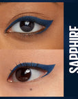 Maybelline Unstoppable Waterproof Mechanical Blue Eyeliner Pencil, Easy to Apply, Smooth Glide, Up to 24 Hour Wear, Sapphire, Pack of 2
