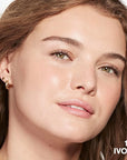 COVERGIRL Clean Invisible Foundation Makeup, Dewy & Glowy Natural Finish, Buildable Coverage, Skin-Like Smooth Look, Vegan, Ivory, 1oz