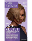 SoftSheen-Carson Dark and Lovely Fade Resist Rich Conditioning Hair Color, Permanent Hair Color, Up To 100 percent Gray Coverage, Brilliant Shine with Argan Oil and Vitamin E, Sun Kissed Brown