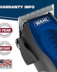 Wahl USA Self Cut Compact Corded Clipper Personal Haircutting Kit with Adjustable Taper Lever, and 12 Hair Clipper Guards for Clipping, Trimming & Personal Grooming – Model 79467