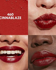 COVERGIRL Clean Lip Color, Cinnablaze, Satin Finish, Squalane, Avocado & Aloe, Carmine-Free, Non-Drying, 0.12oz