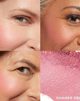 LAURA GELLER NEW YORK Baked Blush-n-Brighten Marbleized Blush for Cheeks - Summer Orchid - Natural Finish - Buildable Color