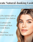 Ardell Seamless Underlash Lash Extension Kit - DIY Lash Clusters, Faux Mink L Curl Individual Lashes, Eyelash Extension for Natural Look Lash Kit, 32 Count, 1-Pack