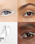 Maybelline TattooStudio Long-Lasting Sharpenable Eyeliner Pencil, Glide on Smooth Gel Pigments with 36 Hour Wear, Waterproof, Polished White, 1 Count