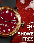 Old Spice Refreshing Body Wash for Men, 3X Defense, 24/7 Shower Fresh with Long Lasting Scent, Red Collection, Swagger with Cedarwood Scent, 24 oz (Pack of 2)