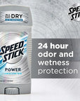 Speed Stick Men's Antiperspirant Deodorant, Unscented, 3 Ounce, 4 Pack