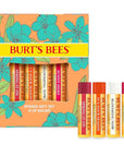 Burt's Bees Gifts Ideas - Just Picked Lip Balm Set, Pomegranate, Watermelon, Sweet Mandarin, Coconut & Pear, Natural Origin Lip Treatment, 4 Tubes, 0.15 oz.