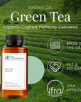 Green Tea Aroma Oil, Essential Oils Blend for Diffusers & Scent Machines, Citrus, Delicate Florals, Warm Tea, Aromatherapy, Cold Air Diffuser Compatible, 300 mL