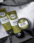 Softsheen-Carson Magic Shaving Beard Grooming Kit for Men with Cedarwood Oil, Includes Beard Butter, Scrub and Cleanser, Gift Set for Facial Hair Care,1 kit