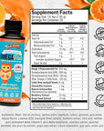 Barlean's Omega Pals Eye Health Liquid, Tangerine Flavored Omega 3 for Kids, Fish Oil Supplement with 500 mg of EPA & DHA Plus Lutein & Zeaxanthin Vitamins for Blue Light Support, 8 oz