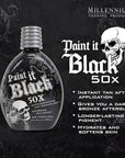 Millennium Tanning Paint It Black 50X - Extreme Dark Tanning Lotion, 13.5 Ounces