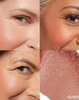 LAURA GELLER NEW YORK Baked Blush-n-Brighten Marbleized Blush - Sunswept - Creamy Lightweight - Satin Finish