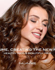 NuMe Classic Ceramic Curling Wand - Tourmaline 1.25 Inch Barrel Hair Curler, Negative Ion Conditioning, Far Infrared Heat - All Hair Types - Blush