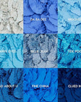 ColourPop Blue Moon Eyeshadow Palette - Monochromatic Blue Shadow Palette with Matte, Metallic and Duochrome Finishes - High-Pigment Eye Makeup with a Long-Wearing Formula (0.3 oz)