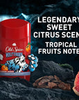 Old Spice Aluminum Free Deodorant for Men, 24/7 Odor Protection, 24/7 Freshness & Lasting Scent, Goes on Clear, Wolfthorn with Sweet Citrus Scent, 2.6 oz (Pack of 6)