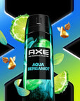 AXE Fine Fragrance Collection Premium Deodorant Body Spray for Men - Variety Pack - Blue Lavender, Aqua Bergamot, Golden Mango, & Black Vanilla - Pack of 4 72H Odor Protection, Aluminum Free, 4 oz