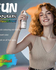 Orange Temporary Hair Color Spray - Gentle Formula, Washable & Non-Sticky | Instant Hair Dye Alternative for Adults | Halloween, Costume, Party Makeup, 150ml