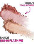 Wet n Wild MegaGlo Blushlighter, Blendable Blush & Highlighter Set, Shimmery Metallic Finish, Flash Me