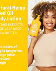Hempz Body Lotion - Citrus Blossom Limited Edition Daily Moisturizing Cream with Vitamin C, Shea Butter, Aloe, Orange Extract, Hemp Seed Oil Body Moisturizer -17 Fl Oz