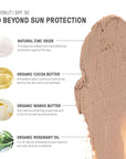 Raw Element Ultra-Moisturizing Tinted Face Cream, Non Toxic 1.8 oz