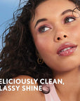 COVERGIRL Clean Fresh Yummy Lip Gloss, Sunshine Rays, W&F, Hydrating, Non-Sticky, Hyaluronic Acid, Glassy Shine, 0.33oz