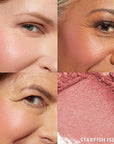 LAURA GELLER NEW YORK Baked Blush-n-Brighten Marbleized Blush for Cheeks - Starfish Island - Natural Finish - Buildable Color