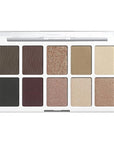 wet n wild Color Icon 10-Pan Eyeshadow Makeup Palette, Brown Nude Awakening, Long Lasting, Shimmer, Metallic, Glittery, Matte, Rich Smooth Pigment, Cruelty Free