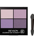Revlon ColorStay Day to Night Eyeshadow Quad, Longwear Shadow Palette with Transitional Shades and Buttery Soft Feel, Crease & Smudge Proof, 530 Seductive, 0.16 Oz