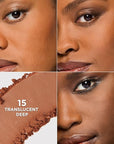 L'Oreal Paris Infallible Blur-fection Longwear Loose Setting Powder, Blurring Face Powder With Up to 24HRs of Wear, Translucent Medium Deep, 1 Kit