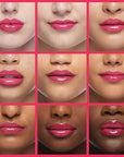 Hydrating Lip Glow Oil, Lip Oil Gloss Transparent Lip 2 OZ