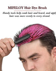 2 Pack Temporary Pink Hair Color Wax with 1 Dye Brush, Instant Natural Hairstyle Cream 4.23 oz, Disposable Coloring Mud for Men Women Youth, Washable Styling Pomades, Party Cosplay Halloween