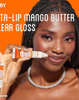 Ruby Kisses Broadway Vita-Lip Clear Lip Gloss (Mango Butter 6 Pack), Ultra-Hydrating & Soothing Formula with Multi-Vitamin Oils, High-Shine Non-Sticky Finish, Nourishing Glossy Lip Balm Softens Skin