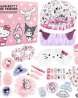 Get Trend Hello Kitty Advent Calendar 2025 Women Teens Makeup Brushes Hair Clips Eye Mask Beauty Pamper Gift Set Christmas Countdown Gifts for Her (Pink Hello Kitty)
