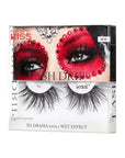 KISS Halloween Lash Drip False Eyelashes, Spiky X Boosted Volume, Unique Wet Look Hydrated Effect, Multi-Length Rewearable Fake Eyelashes, Wispy Crisscross Lash Pattern, Style ‘Icy’, 1 Pair, Packaging May Vary