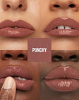 Maybelline Super Stay Vinyl Ink Longwear No-Budge Liquid Lipcolor Makeup, Highly Pigmented Color and Instant Shine, Punchy, Nude Lipstick, 0.14 fl oz, 1 Count