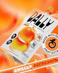Dally Peach Drinkable Konjac Jelly (10 Pouches) – 10-Calorie, Zero Sugar Korean Fruit Snack – Prebiotics & Postbiotics for Skin, Immune & Weight Management