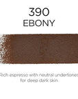 L'Oreal Paris Makeup Infallible Fresh Wear Foundation in a Powder, Up to 24H Wear, Waterproof, Ebony, 0.31 oz.