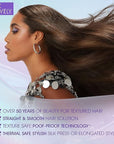 SoftSheen-Carson Interbeauty Dark&Lovely® Heat Protectant&Hair Detangler Moisturizing Blowout Silky Slip Blow Dry Cream with Silk Protein,Shea Butter&Castor Oil for All Curl Types Blow Dry Cream 5oz
