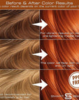 Smart Beauty Ginger Hair Dye, Permanent with Plex Anti-Breakage Technology, Copper Red, PPD Free, Vegan, Cruelty Free