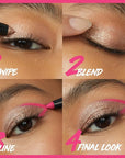 Maybelline Color Tattoo Longwear Multi-Use Eye Shadow Stix, Eye Makeup, I am Determined (Dark Brown Matte)