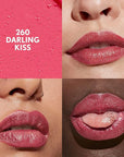 COVERGIRL Clean Lip Color, Darling Kiss, Satin Finish, Squalane, Avocado & Aloe, Carmine-Free, Non-Drying, 0.12oz