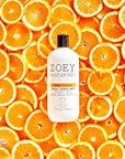Zoey Naturals - Sweet Citrus Bubble Bath for Kids & Babies - Organic Tear-Free, Non-Toxic Toddler Soap with Moisturizing Aloe & Avocado Oil - Long Lasting Bubbles - Made in USA, 17 oz
