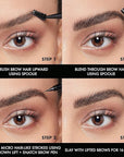 NYX PROFESSIONAL MAKEUP Lift & Snatch Eyebrow Tint Pen, Ash Brown (Pack Of 2)