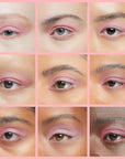 ISMINE Single Eyeshadow Powder Palette, Matte Light Pink, High Pigment, Longwear Single Eye Makeup for Day & Night