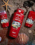 Old Spice Aluminum Free Deodorant for Men, 24/7 Odor Protection, 24/7 Freshness & Lasting Scent, Goes on Clear, Sharkhammer Scent, 2.6 oz (Pack of 6)