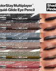 REVLON ColorStay Multiplayer Liquid-Glide Eye Pencil, Multi-Use Makeup With Blending Brush, Blends Then Sets, Creamy Texture, Waterproof, Smudge-proof, Longwearing, 403 Glitch Effect, 0.03 Oz